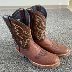 Justin Mens Boots 5131 11" Paluxy Antique Brown Smooth (Size 11.5 D)